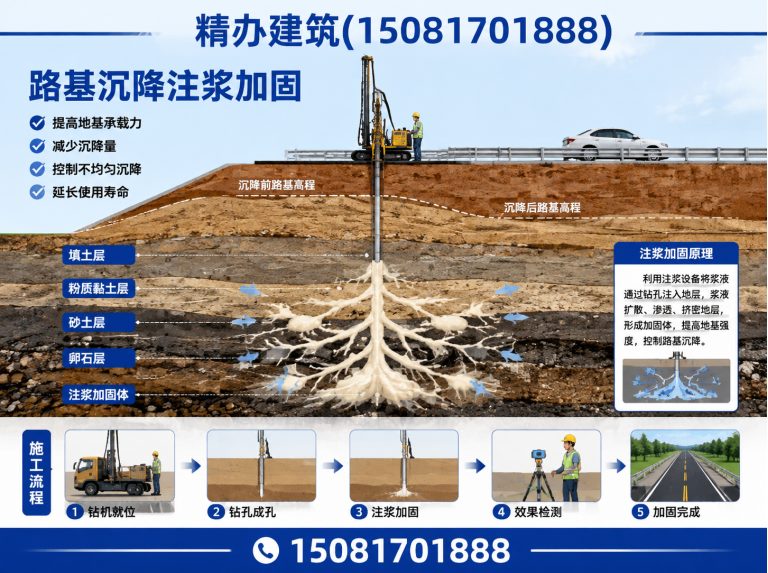 邯山区邯郸注浆施工展示图